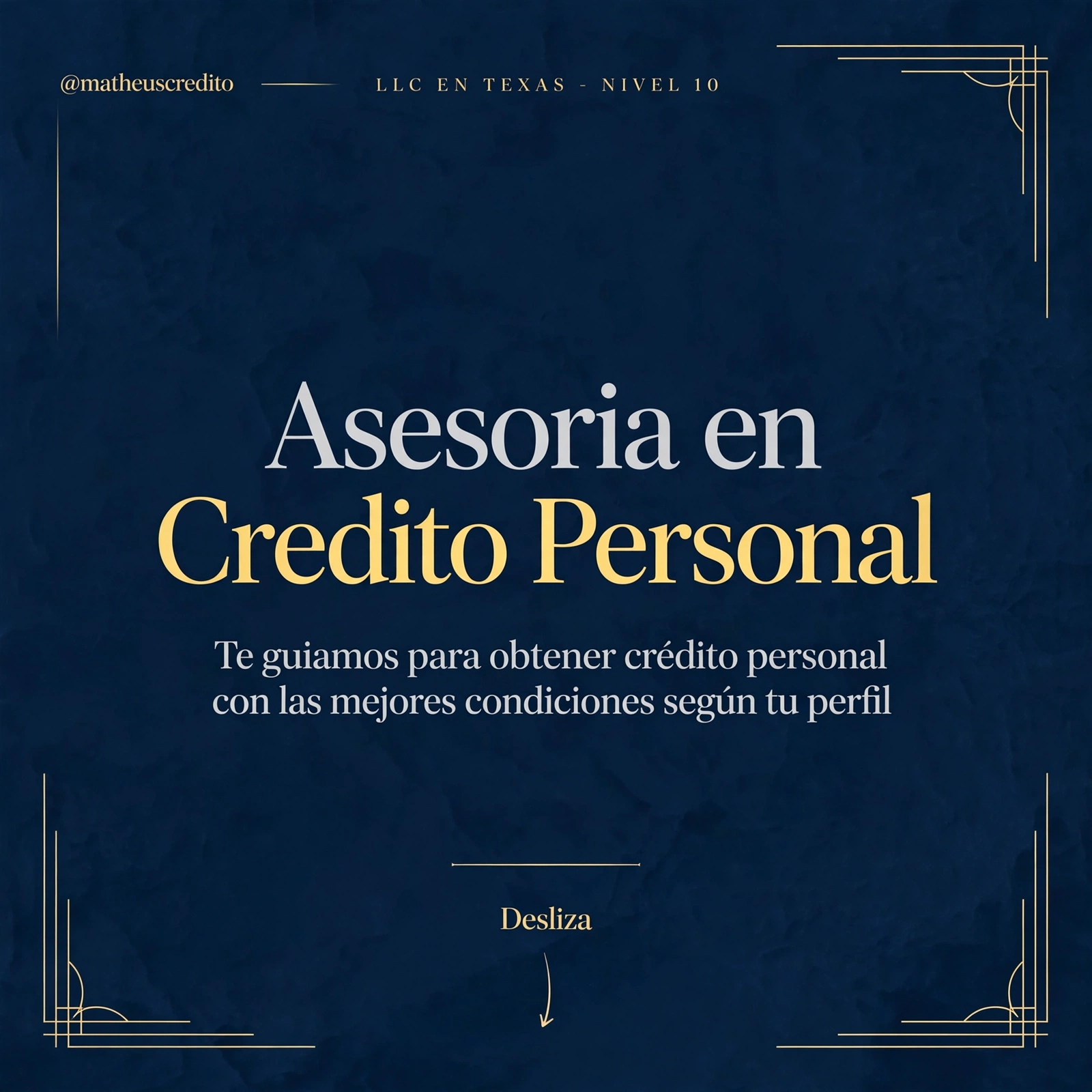 Personal credit advisory