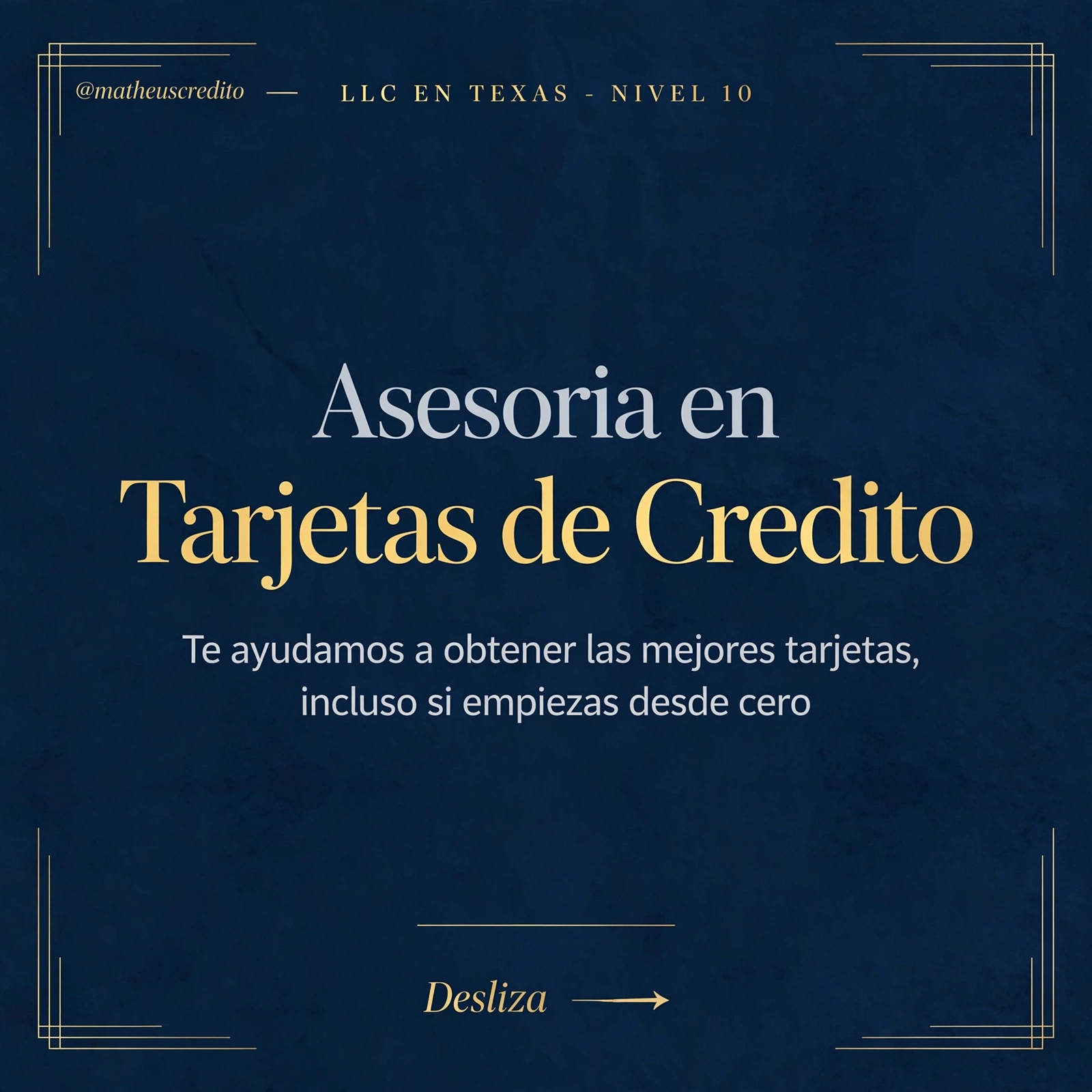 Asesoría en tarjetas de crédito